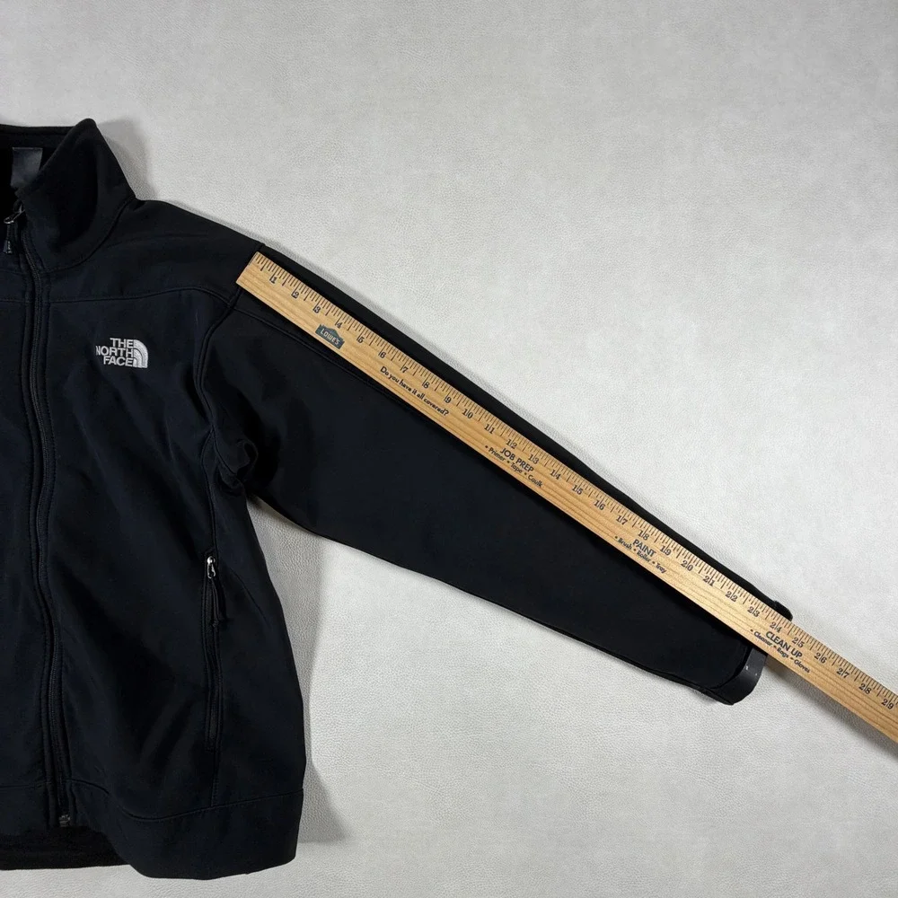 The North Face Mens Apex Bionic Softshell Jacket Black Full Zip Size Small
